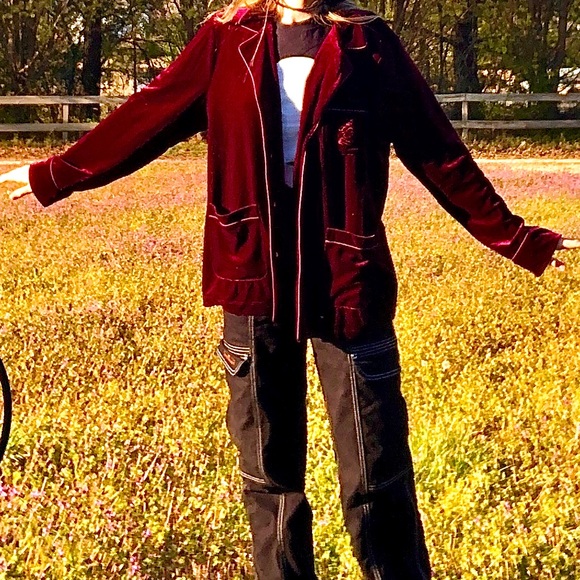 SOLD - Ralph Lauren Velvet Top - Picture 4 of 9